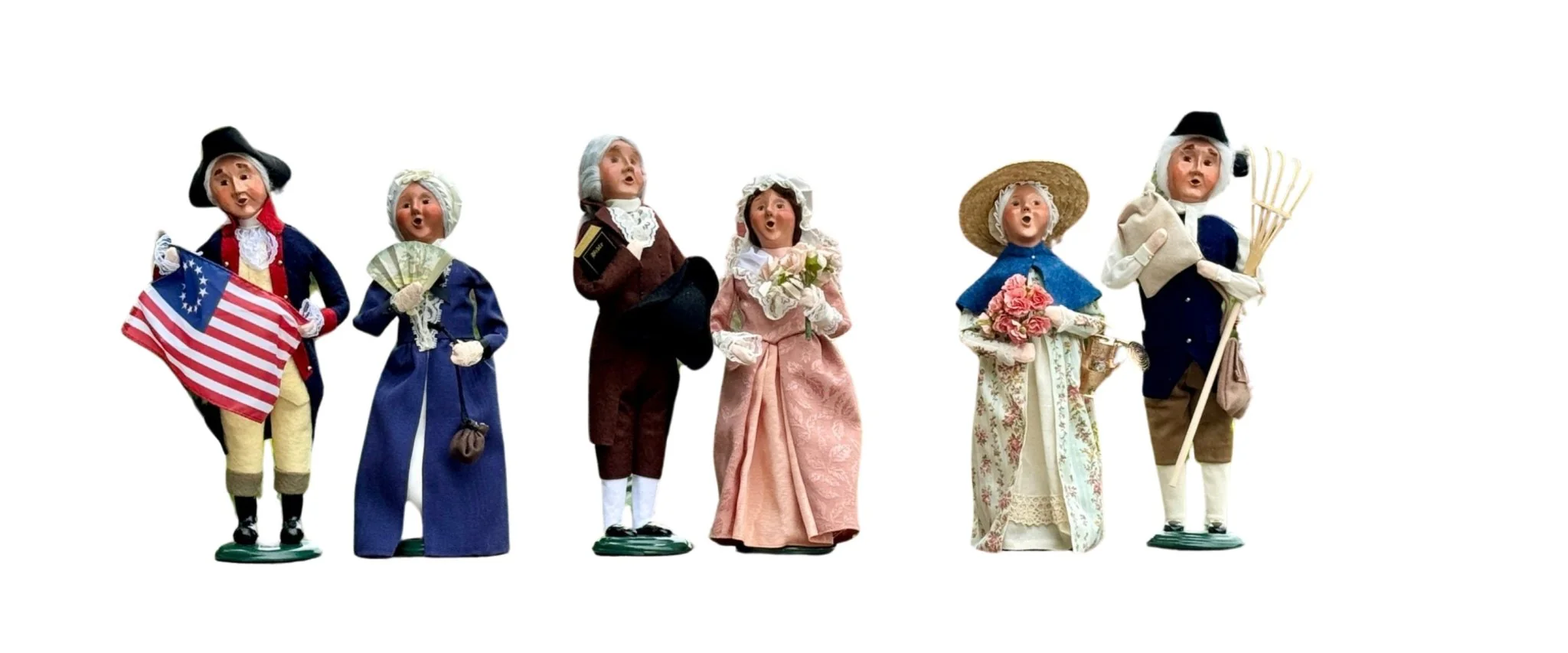 Byers Choice George Washington Inaugural Caroler - Image 10