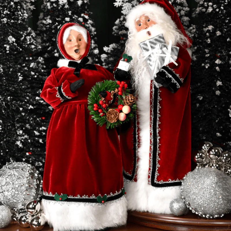 Byers’ Choice Regal Santa & Regal Mrs. Claus