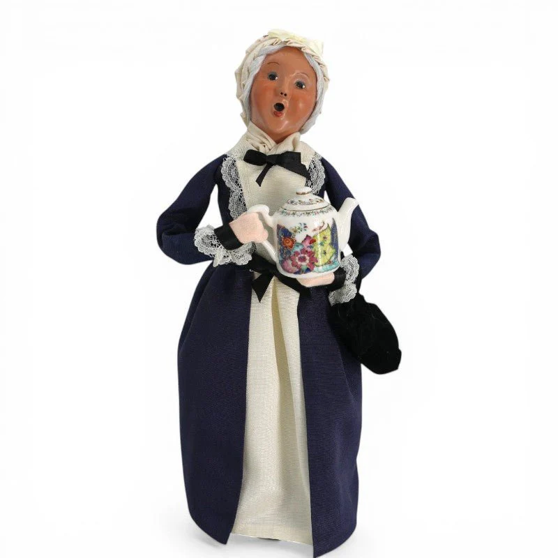 Byers' Choice Martha in Navy Caroler - Image 5