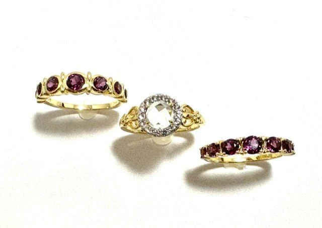 White Topaz Rosecut Ring - Image 2