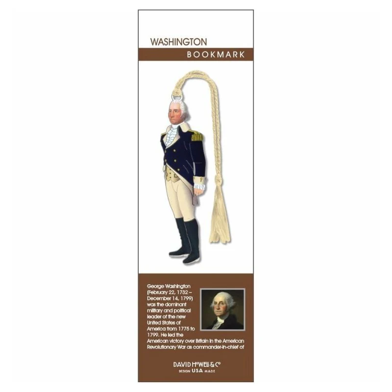 George Washington Metal Bookmark - Image 4