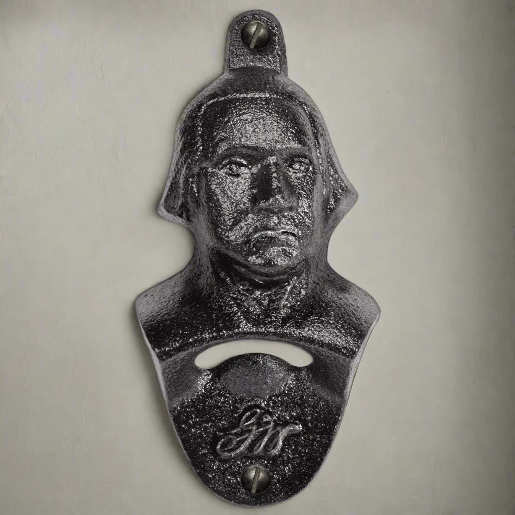 Wall Mounted Bottle Opener - Black Iron - Image 2
