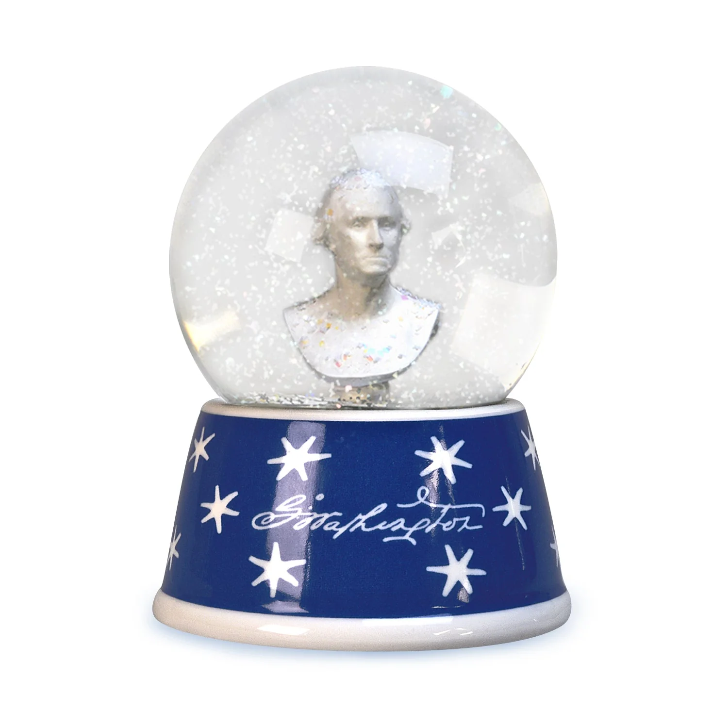 George Washington Bust Snow Globe - Image 2