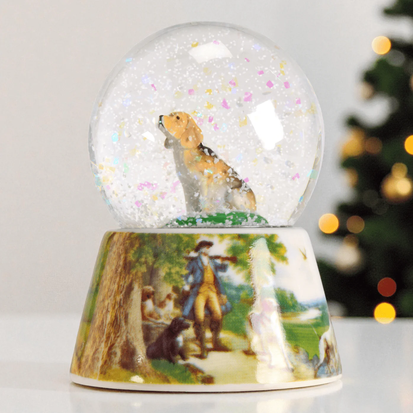 Mini George Washington’s Dog Snow Globe