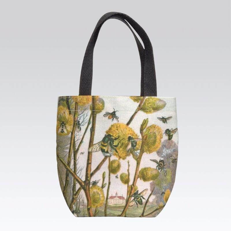 Mount Vernon Bee Small Tote Bag - Image 2