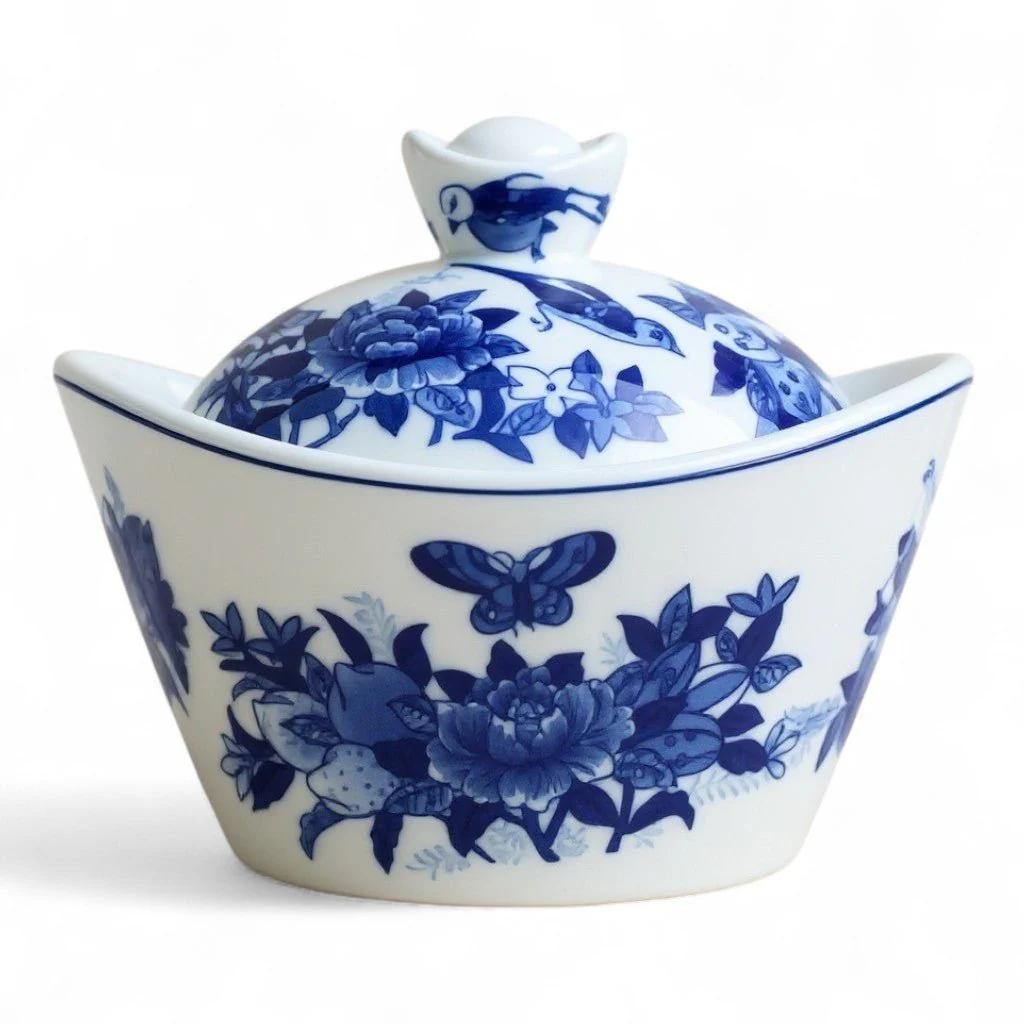 Blue & White Ingot Box