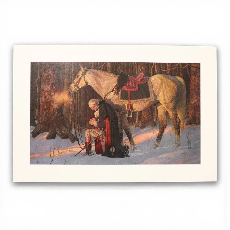 George Washington’s Prayer at Valley Forge – Foam Canvas Print
