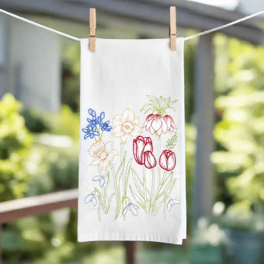 Flour Sack Towel - Mount Vernon Bulbs - Image 3