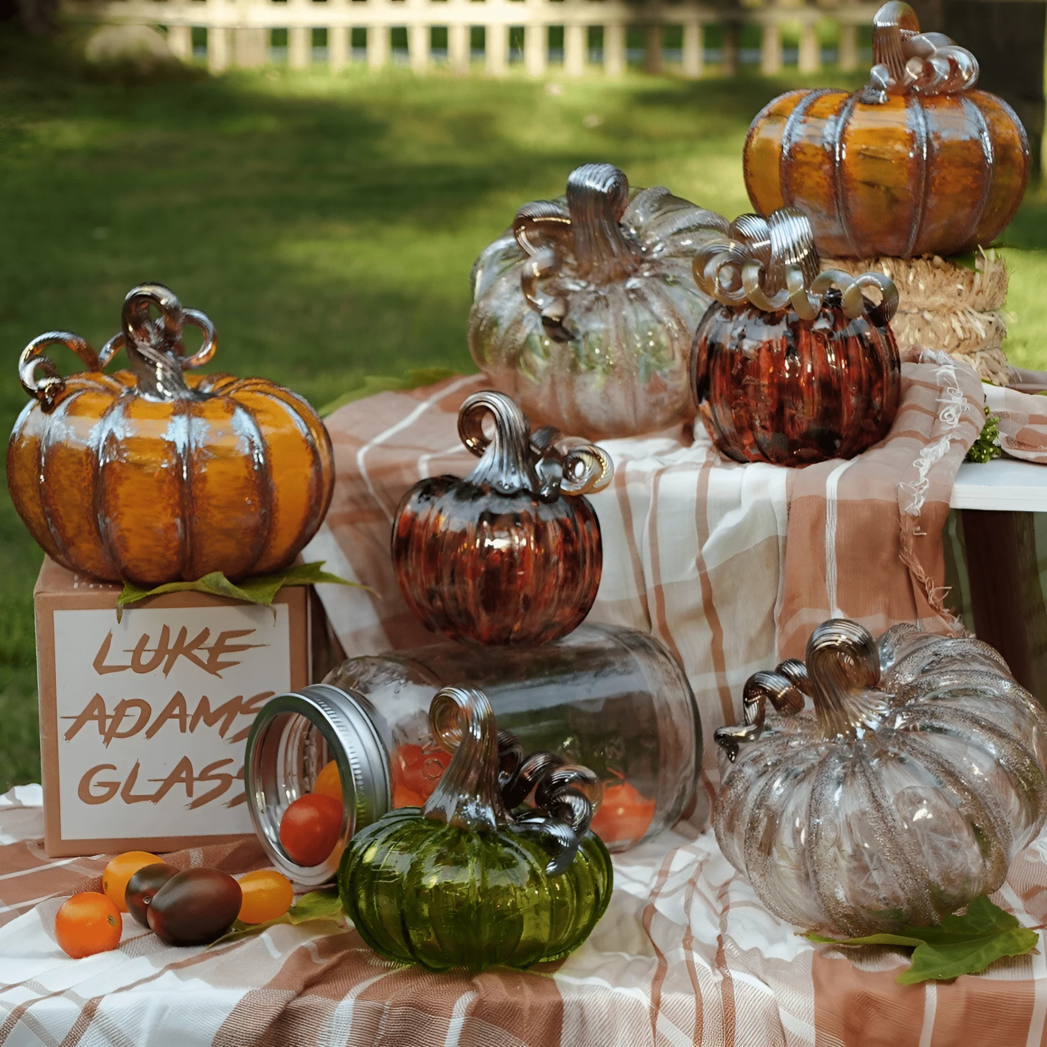 Luke Adams Cinnamon Sugar Glass Pumpkins- Assorted Sizes - Image 8
