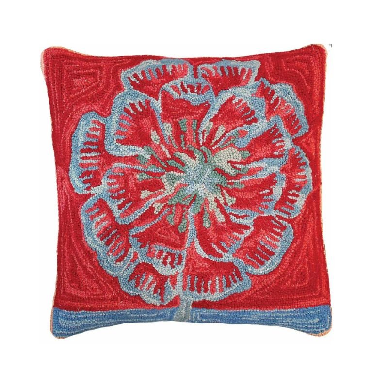 Bloomer Abstract Flower Pillow - By Michaelian Home