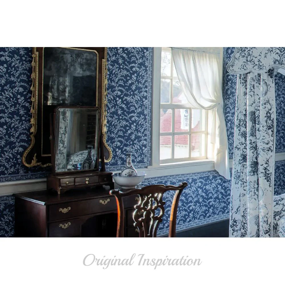 MV Ornament Collection - Porcelain Blue Room Ball - Image 5
