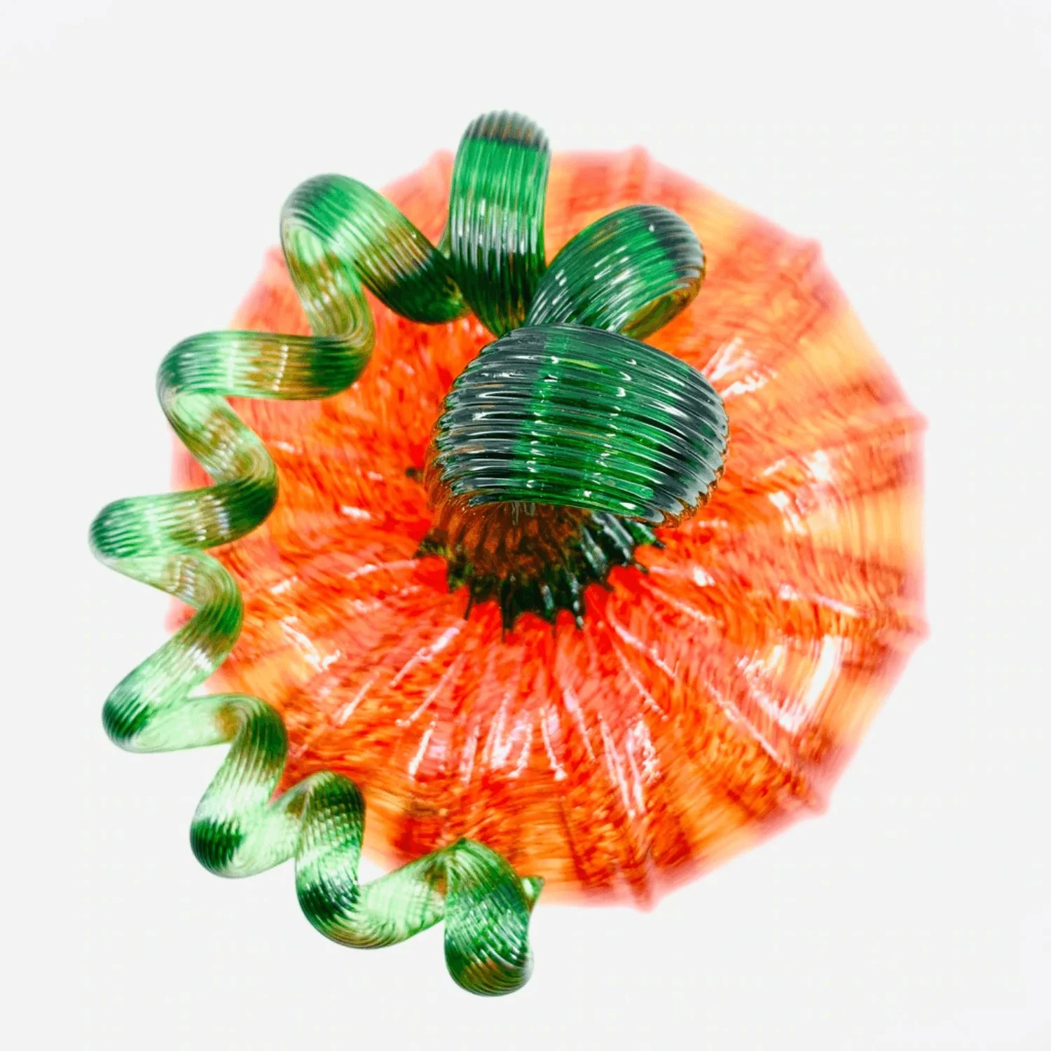 Luke Adams Orange Glass Pumpkin - Assorted Sizes - Image 6