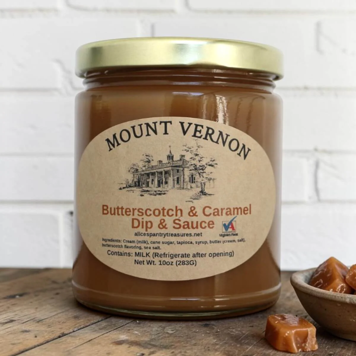 Mount Vernon Butterscotch Caramel Sauce