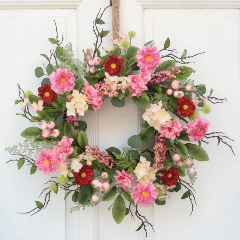 Wreath Mixed Floral 24in