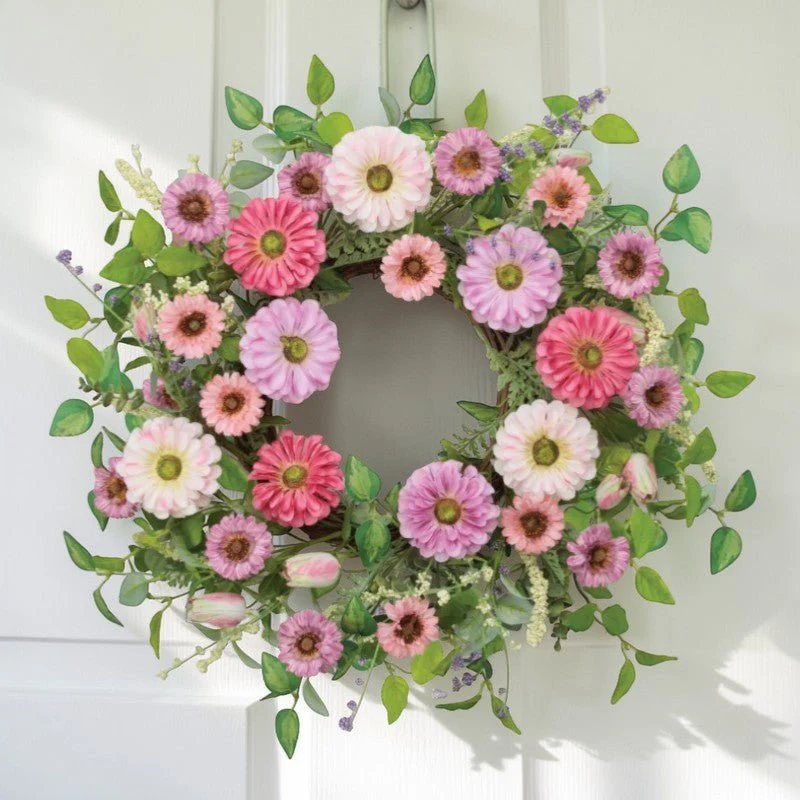 Wreath Zinnia Tulip 26in - Image 2